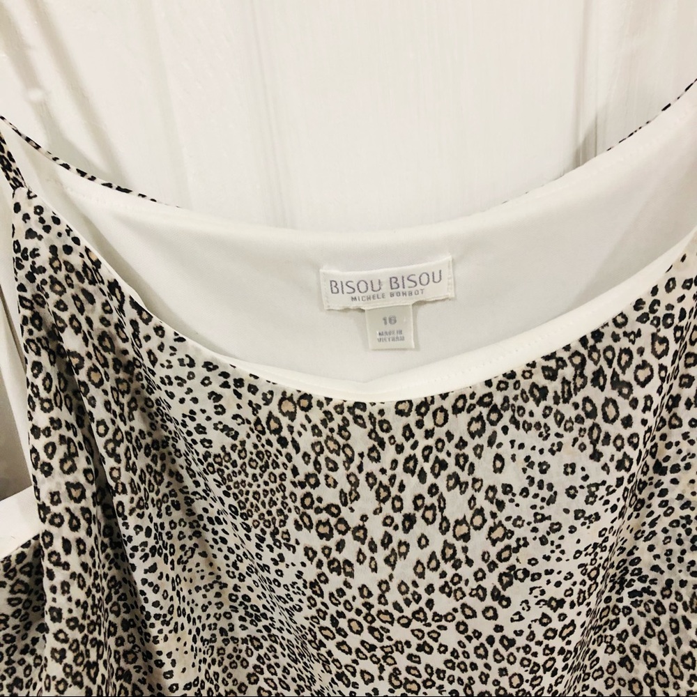 Bison Bisou Leopard Flirty Tank Dress - Picture 12 of 13